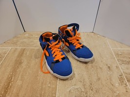 Nike 6Y Flight Huarache (GS) Big Kids Shoes Game Royal/Total Orange-Blac... - $951.78 MXN