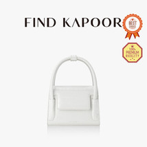 [FIND KAPOOR] MARTY 18 CROCO White Korean Bag - £140.36 GBP