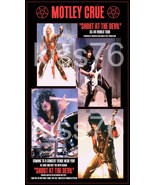 MOTLEY CRUE Custom 20 x 36 SATD Tour BLACK BORDER Poster - CLEAN / CLEAR... - $68.38 CAD