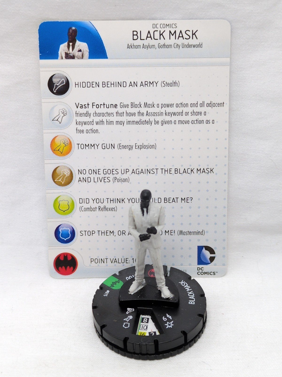 Black Mask Batman Arkham Origins Uncommon Figure #015 With Card - $8.90
