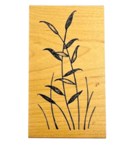 Vintage Great Impressions Grasses Plants Leaves Rubber Stamp G304 - £11.94 GBP