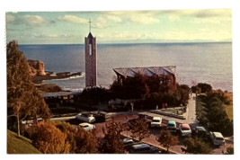 Wayfarers Chapel Portuguese Bend Church California CA Golden West Postcard 1960 - $4.99