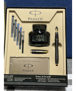 Parker Urban Fountain Pen Writing set with ink Quink Bottle &amp; Guide box NOS - £26.69 GBP