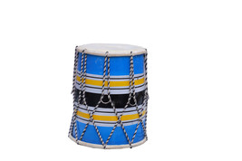 Baby wooden  doori Dholak musical instrument colour multi 8 inch dhol dh... - £46.39 GBP