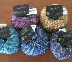 INFLATION BUSTER - Karabella MARBLE Worsted weight Alpaca/Wool blend yarn  - £4.34 GBP