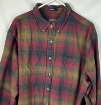 Pendleton Flannel Shirt Plaid Mason Long Sleeve Button Up Cotton Men’s 2XL - $34.99