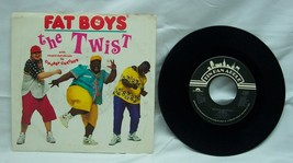 Fat Boys The Twist 45 Rpm Ep Record 1988 Chubby Checker Hip Hop Rap 1980&#39;a - £11.87 GBP