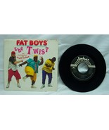 FAT BOYS THE TWIST 45 RPM EP RECORD 1988 Chubby Checker Hip Hop Rap 1980&#39;a - £11.61 GBP