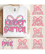 Preppy Back To School PNG Bundle, First Day Of School PNG Design, Girl S... - $2.50