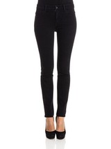 HELMUT LANG Womens Skinny Fit Jeans Ankle Skny Solid Black Size 25 F06HW234 - £142.98 GBP