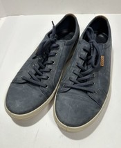 Ecco SOFT 7 Street Summer Casual Sneakers Shoes Blue Suede Men&#39;s Size US 12 - $34.20