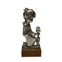 Pewter Girl ASA Linea Italy 3.5” - $12.38