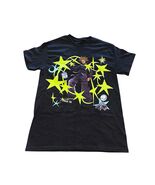 Fortnite x d4vd Black T-Shirt with Front and Back Graphics Neon Stars Si... - $69.99