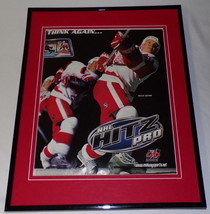 NHL Hitz Pro 2003 PS2 Framed 11x14 ORIGINAL Advertisement Nicklas Lidstrom - £27.86 GBP