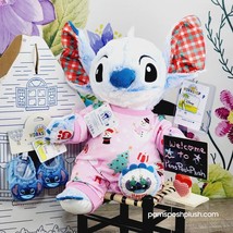 Build A Bear Disney Snowflake Fun Stitch Plush Slippers &amp; PJs Sleeper Christmas - £175.91 GBP