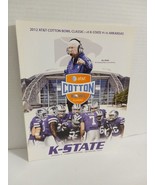 Kansas State 2012 cotton bowl program Vs Arkansas College Football - $14.84