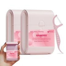 LIAMOSS Twin-Line Dental Flossers 104 Count Pink Shred Resistant Picks - €2,65 EUR LIAMOSS Twin-Line Dental Flossers 104 Count Pink Shred Resistant Picks - €2,65 EUR