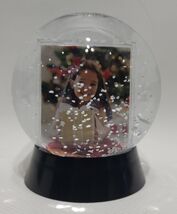 Neil Enterprises Inc. Clear Sphere 2-Photo  Black Base Snow Globe 2" x 2... - $35.63