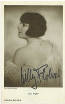 LILLI FLOHR (1926) Original German Silent Film Postcard SIGNED BY LILLI ... - £99.91 GBP