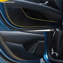 Car Door Anti-kick Pads For Elantra CN7 2021 2022 Accessories   Leather Interior - £103.92 GBP