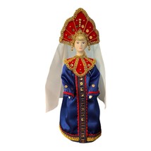 Vintage Russian Folk Art Doll – SIGNED 12” Handmade St. Petersburg Collectible - $699.15 MXN