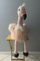 Large Pink Flamingo Plush Stuffed Animal Dangling Legs Huggable 40” Hug Fun - £27.00 GBP
