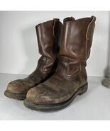 Vintage Red Wing Pecos Boots Size 8 EE Pull On Boots Made In USA Leather - $44.10