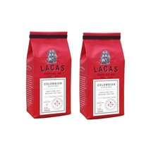 Lacas Coffee Company 2 count Colombian Supremo Medium Fine 12 oz. - £26.92 GBP