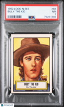 1952 Look &#39;N See Billy The Kid #63 PSA 7 - £125.16 GBP