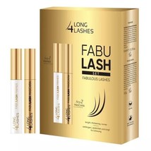 4 Long Lashes Fabulash Set Primer + Mascara Step 1 &amp; 2 New -FREE Shipping - £35.59 GBP