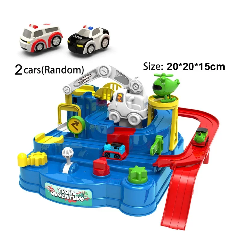 Train Adventure Model Educational Toys Children Track Mechanical Interactive  - £15.53 GBP