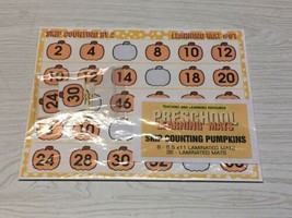 Skip Counting Pumpkins - Set of 6 Learning Mats 35 Cards - Laminated Activity - £12.05 GBP