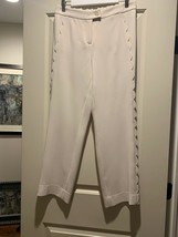 Pre-owned MOSCHINO Cheap and Chic Ivory Fashion Pants SZ 10 - $1,753.08 MXN
