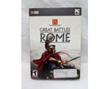 The History Channel Great Battles Of Rome PC Video Game With Box And Man... - $35.63
