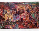 LeRoy Neiman Knoedler Postcard Introduction of Champions Madison Square ... - $15.84