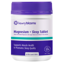 Henry Blooms Magnesium + Sleep 60 Film Coated Tablets - $97.13