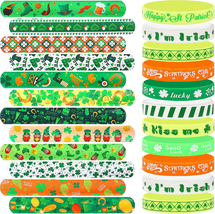 50Pcs St. Patrick'S Day Party Favors - Assorted Silicone Wristbands - $13.33
