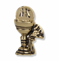 Gold Chalice Lapel Pin - £16.07 GBP