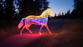 Glare Horse Diamond Painting Kits 5D Diamond Art Kits for Adults DIY Gift - £11.57 GBP+