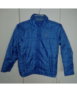 REEBOK BOY&#39;S BLUE LIGHTWEIGHT QUILTED POLYESTER ZIP JACKET-M(10/12)-NWOT- - £11.18 GBP