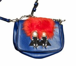 Zara Small Zodiac Gemini Blue Bag - £9.38 GBP