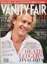 Heath Ledger&#39;s Final Days in Vanity Fair Magazine Aug 2009 - £4.70 GBP