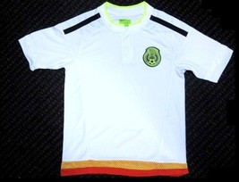 Mexico Soccer Futbol White Away Jersey Shirt Patch Logo Youth 2,4,6,8,10... - $7.99