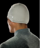 NWT LULULEMON RWLI Beige Tech Fleece Cold Terrain Run Beanie Hat Men&#39;s OS - £32.72 GBP