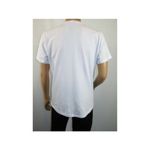 Men LAVERITA European Fashion Crew Shirt Rhine Stones Medusa 94491 White image 7