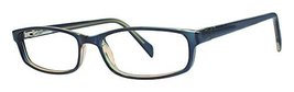 Brave Unisex Eyeglasses - Modern Collection Frames - Blue 50-15-135 - $59.00