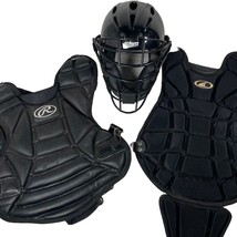 Baseball Catchers Mask &amp; Two Chest protectors for 9-12 years - £42.42 GBP