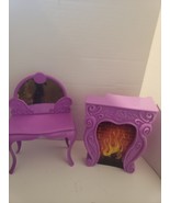 Generic Purple Dollhouse Vanity and Fireplace - $20.37 CAD
