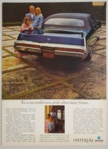 1969 Print Ad Chrysler Imperial LeBaron 4-Door Hardtop Dad &amp; Daughters - £10.06 GBP