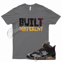 Grey BUILT T Shirt for Air J1 6 Bordeaux Light Graphite Dark Maroon Charcoal - £20.27 GBP+